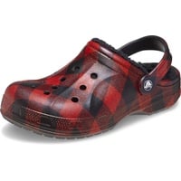 Crocs Ralen Lined Graphic Clog K, Holzschuh, Buffalo Plaid,