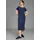 FLASHLIGHTS Shirtkleid Blau/Grün 36/38