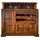Massivmoebel24 Oxford 140 x 66 x 125 cm braun