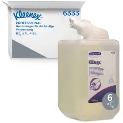 KLEENEX® Sanfte Waschlotion, parfümfrei, hautschonend 6333 , 1 Karton = 6 Kartuschen à 1000 ml