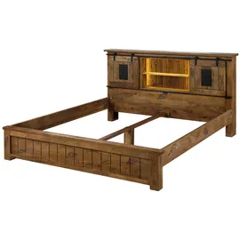 MASSIVMOEBEL24.DE Railway LUX 180 x 200 cm Beige
