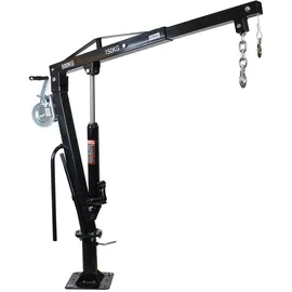 Wiltec Pickup Kran Ladekran bis 1770mm 500kg 360° Seilwinde Bodenmontage