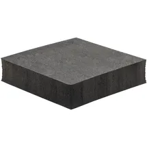 Wagner Topffüße 4 tlg Set 50 x 50 x 12 mm schwarz