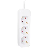 Meister Craft Steckdosenleiste 3-fach 3 m Weiß 3 St.