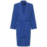 Carlo Colucci Bademantel Vito in Royalblau | M