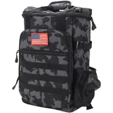 doorslay Kühlrucksack 36L Kühltasche Thermo Rucksack Picknicktasche Wasserdichter Rucksack zum Kühl mit Flaschenöffner, Leicht Groß Isoliert Cooler Bag für Strand, Reisen, Camping,