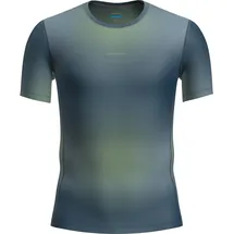 Icebreaker Herren 75 Cool-Lite Feather AOP T-Shirt (Größe L, gruen)