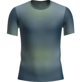 Icebreaker Herren 75 Cool-Lite Feather AOP T-Shirt (Größe L, gruen)