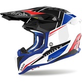 Airoh Aviator 3 Push Motocross Helm, rot-blau, Größe M