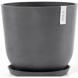 ECOPOTS Blumentopf ECOPOTS "Oslo 45 + Wassersystem Grau" Pflanzgefäße Gr. B/H/T: 45cm x 39,4cm x 45cm, grau für innen und außen: frostsicher, bruchsicher lichtbeständig