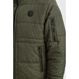 Blend BHBoris Herren Winterjacke Steppjacke Jacke gefüttert mit abnehmbarer Kapuze Reißverschlusstaschen Regular fit - Grün - M