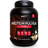 Protein Pulver Vanille Haselnuss 850g - Premium Eiweiss protein pulver für Muskelaufbau - Whey Protein Isolate - Protein Pulver mit Shaker Empfehlung - für Shaker Protein & Fitness - EAFIT