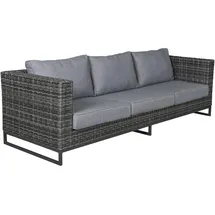 LC Garden Vivera Sofa Kufengestell Gartenlounge anthrazit