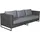 LC Garden Vivera Sofa Kufengestell Gartenlounge anthrazit