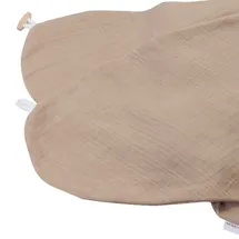 HOBEA-Germany Bezug für Stillkissen Musselin taupe