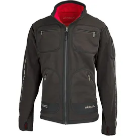 Härkila Kamko Wende-Fleecejacke dark olive/arabian spice 2