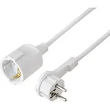 Sygonix SY-7170030 Strom Verlängerungskabel 16A Weiß 2.00m H05VV-F 3G 1,5mm2