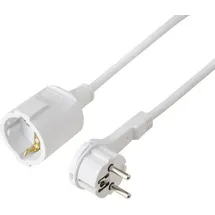 Sygonix SY-7170030 Strom Verlängerungskabel 16A Weiß 2.00m H05VV-F 3G 1,5mm2
