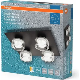 Osram Orbis Flame 5,5 W 1400 lm 3000 K Schwarz 4x