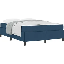 vidaXL Boxspringbett 160 x 200 cm Blau