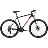 WYNN Mountainbike »HRT3.0«, 21 Gang, Shimano, SHIMANO Tourney RD-TY300 Schaltwerk, Kettenschaltung, 17182258-48 schwarz-rot-grau + schwarz