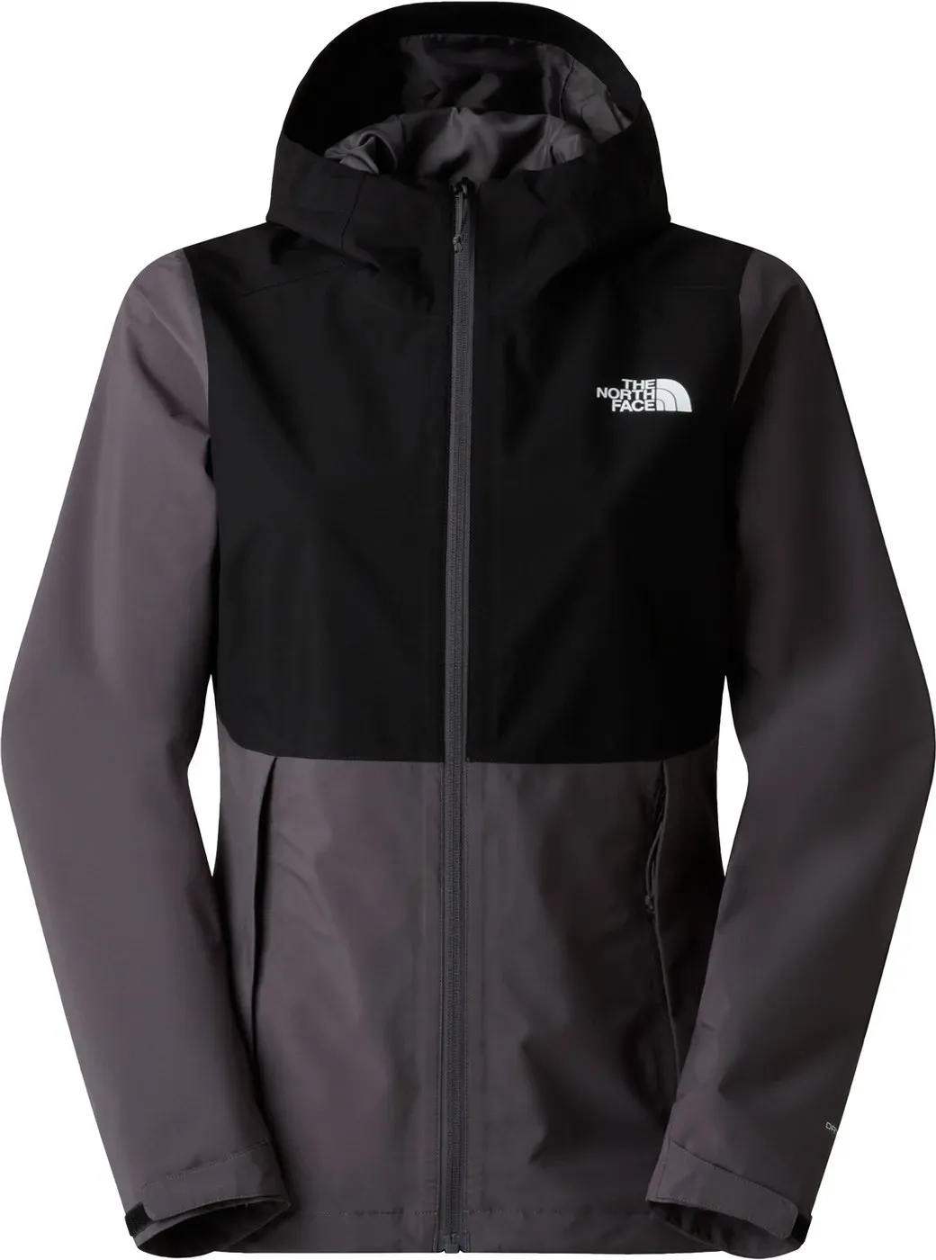 THE NORTH FACE W ODLES RAIN JACKET ANTHRACITE GREY/TNF BLA, ANTHRACITE GREY/TNF BLA, L