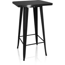 Bar Tisch / Metall-Tisch VANTAGGIO HIGH T schwarz hjh OFFICE