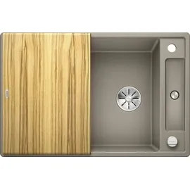 Blanco Axia III 45 S tartufo + Excenterbetätigung + InFino + Holzschneidbrett
