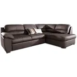 Cotta Ecksofa »Dani L-Form«, wahlweise mit Bettfunktion & Bettkasten braun