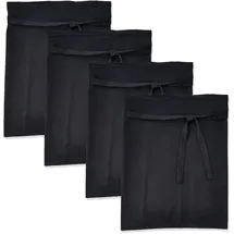 BP 1902-400-32-75/60 Barschürze lang (Breite: 75 cm), 75 cm breit x 60 cm lang, 215,00 g/m2 Stoffmischung, schwarz