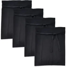 BP 1902-400-32-75/60 Barschürze lang (Breite: 75 cm), 75 cm breit x 60 cm lang, 215,00 g/m2 Stoffmischung, schwarz