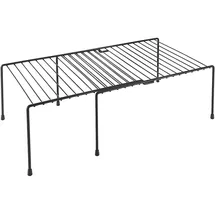 Metaltex Adapto LAVA ausziehbarer Küchenschrankeinsatz, 33-57 cm, schwarz