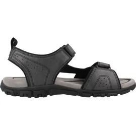 GEOX Uomo Strada B Sport Sandal Herren Schwarz 44