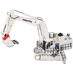 Komatsu PC1250 Bagger mit Lehnhoff Schnellwechsler Modell von NZG 1:50