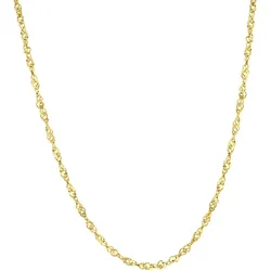 Lucardi Halskette Stahl 45cm Gold Damen 
