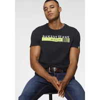 Bruno Banani T-Shirt kurze Ärmel, schmale Passform, bedruckt, Rundhalsausschnitt