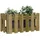 furnicato Hochbeet Pflanzkübel 60 x 30 x 30 cm Braun