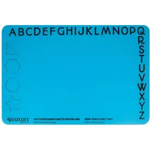 Westcott Bastelunterlage Silikon 304 x 454 mm Blau