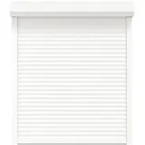 vidaXL Rollladen Weiß 110 x 130 cm Aluminium und Polyurethan