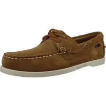Sebago Herren Segel-/Bootsschuhe Halbschuhe Portland Flesh Out 7111PTW Braun - Braun