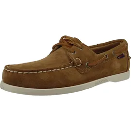 Sebago Herren Segel-/Bootsschuhe Halbschuhe Portland Flesh Out 7111PTW Braun - Braun