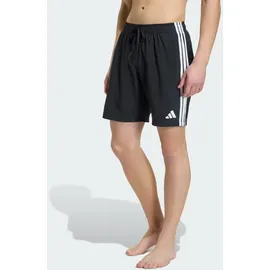 adidas 3-Streifen Badeshorts Black/White XL