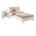 58 aufm Kessel JUGENDZIMMER SET 90x200 Keeley Buche Weiß Holz Nachtkonsole Komfort