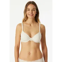 SCHIESSER BH Unique Cotton Wired Bra Crème Baumwolle, A, 70 Damen