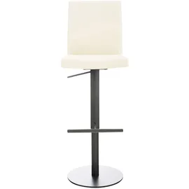 deluke Barhocker DIVER 40 x 49 x 93 cm Creme/Schwarz