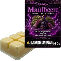 WonderWax Duftwachs Wax Melts für Duftlampe, 6 Würfel Duftmelt Wachsmelt Sojawachs Duftwachs Würfel für Raumdüfte, Wachs Duftöl Winter Indoor Schmelzen für Aromalampe Maulbeere