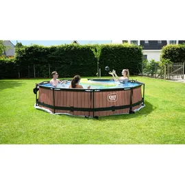 EXIT TOYS Stone Pool 360 x 76 cm inkl. Filterpumpe
