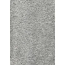 AUTHENTIC LE JOGGER AUTHENTIC LE JOGGER, Jungen, Gr. 134/140, grau (grau meliert, schwarz), Jersey, Obermaterial: 100% Baumwolle, meliert, unifarben, Basic, bequem lang, Rundhals, abgesteppte Kante, Homewear-Sets Pyjama, Schlafanzug mit Basketball-Aufdruck