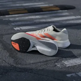 adidas Adizero Boston 13 Herren Off White/Lucid Orange/Grey 42