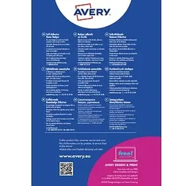 Avery Zweckform Namensetiketten J4881-20 Weiß 65,0 x 65,0 mm 20 Blatt